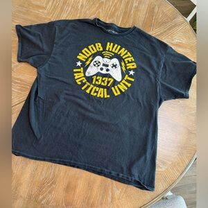 Noob Hunter Tactical Unit Black T-Shirt